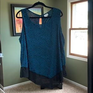 Teal tank